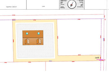 Terrain 1042 m²